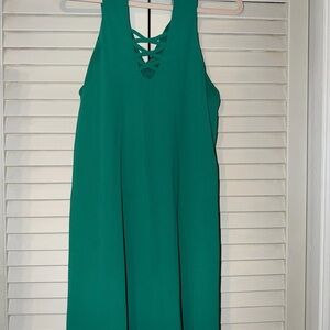 Speechless Green Backless Dress